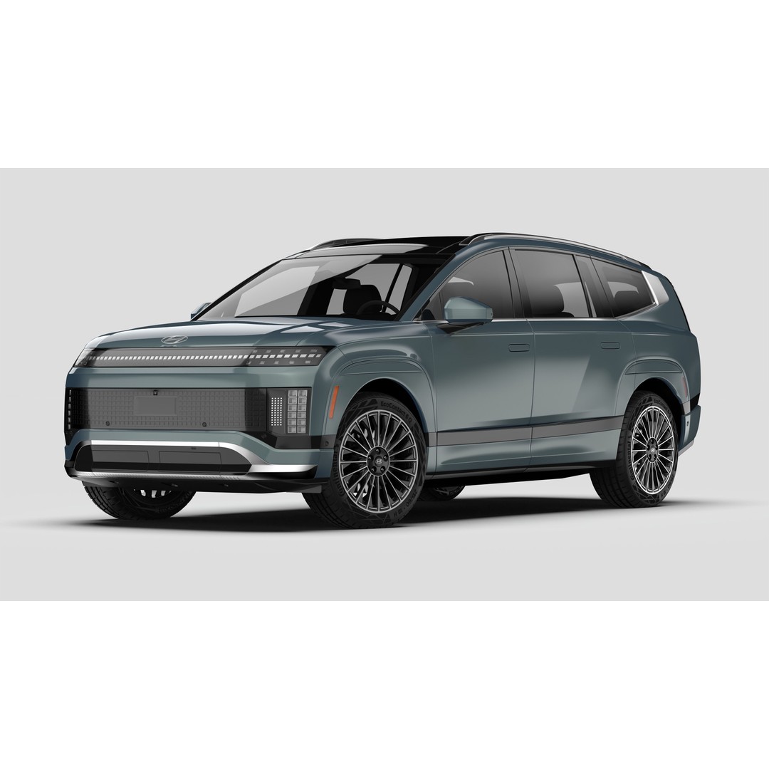 Hyundai Ioniq 9 2026 3D Model – High Poly SUV Asset, FBX & OBJ - View 3