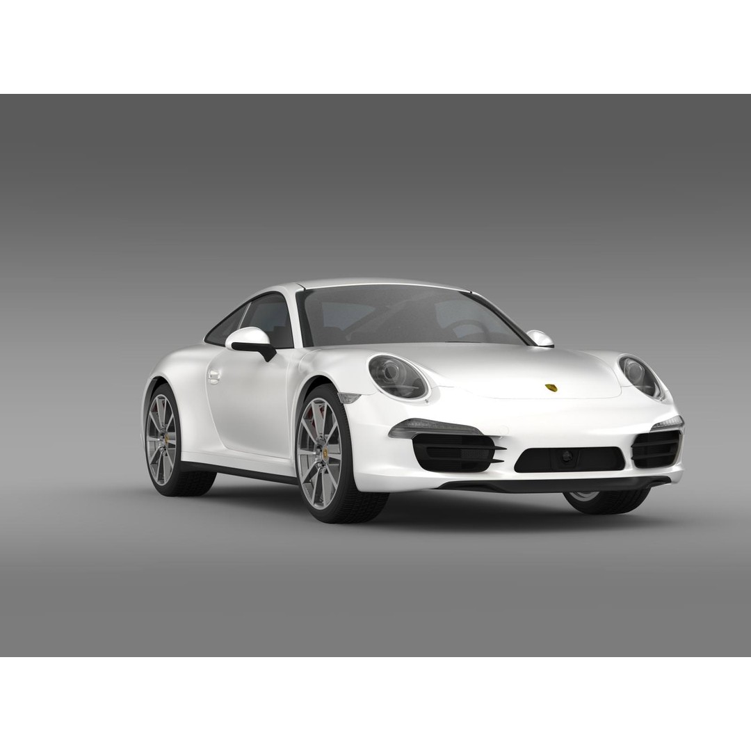 Porsche 911 Carrera 4S 3D Model – High Poly Vehicle, FBX, OBJ - View 15