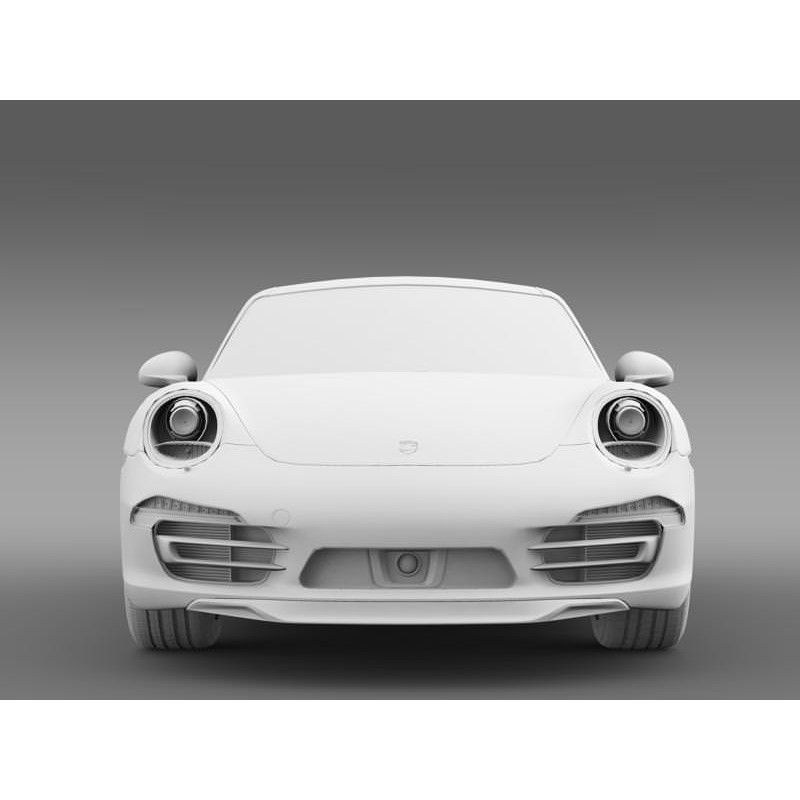 Porsche 911 Carrera 4S 3D Model – High Poly Vehicle, FBX, OBJ - View 16