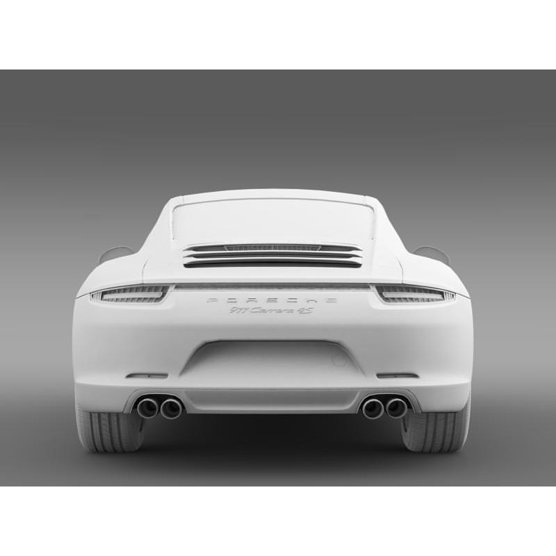 Porsche 911 Carrera 4S 3D Model – High Poly Vehicle, FBX, OBJ - View 17