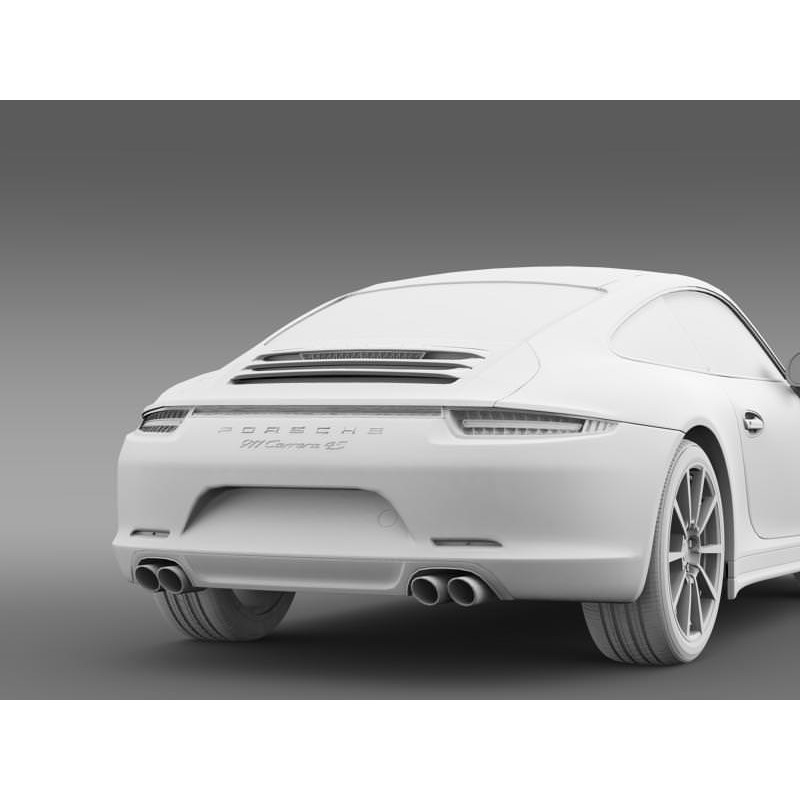 Porsche 911 Carrera 4S 3D Model – High Poly Vehicle, FBX, OBJ - View 19