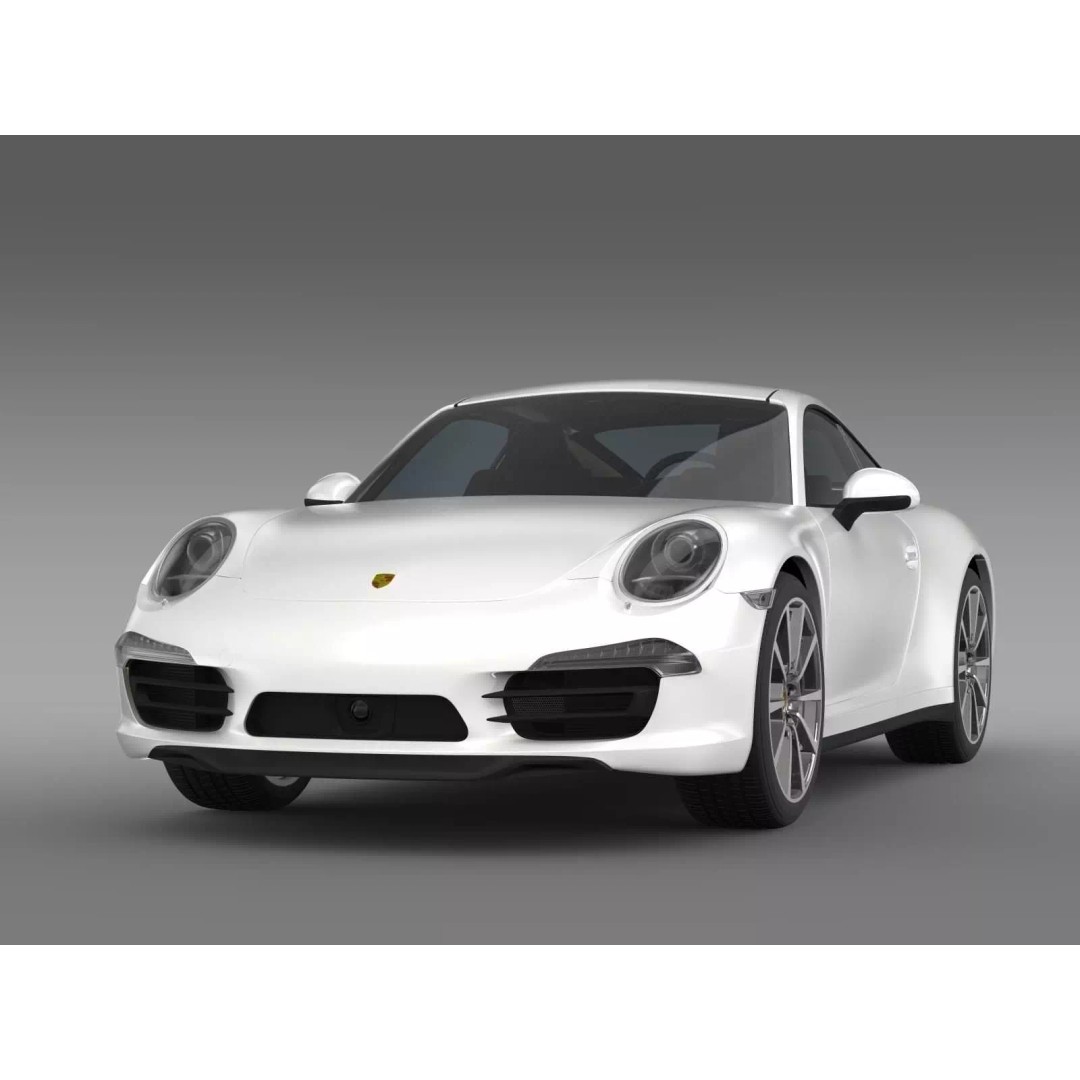 Porsche 911 Carrera 4S 3D Model – High Poly Vehicle, FBX, OBJ - View 2