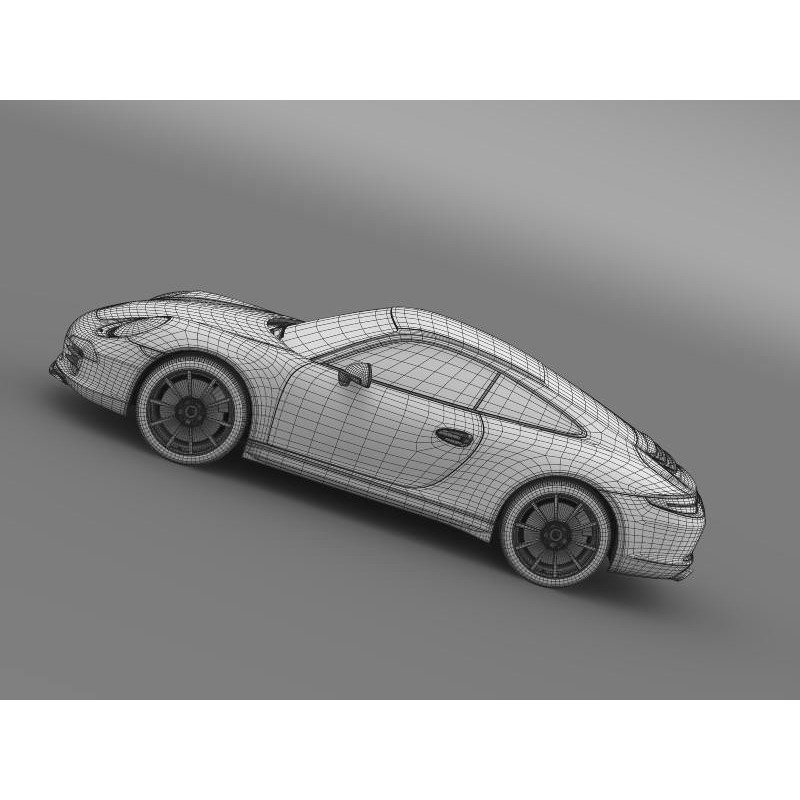 Porsche 911 Carrera 4S 3D Model – High Poly Vehicle, FBX, OBJ - View 21