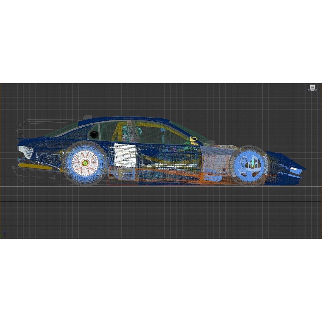 Z42E 03 Racing Car 3D Model – Detailed Polygon Mesh, FBX/OBJ Formats - View 17
