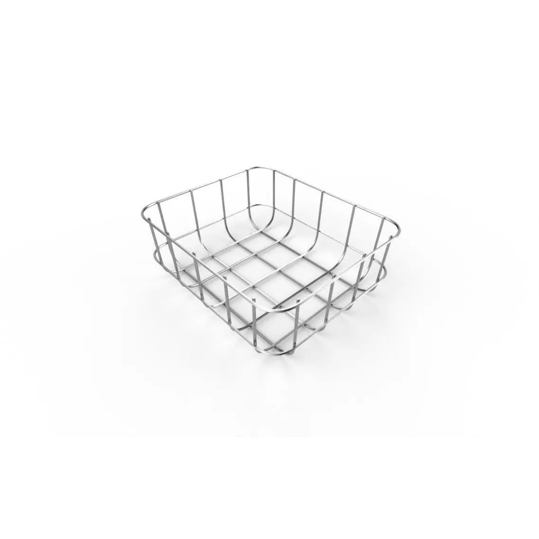 Wire Bin M02 3D Model – Low Poly Game Asset, FBX and OBJ Formats - View 2