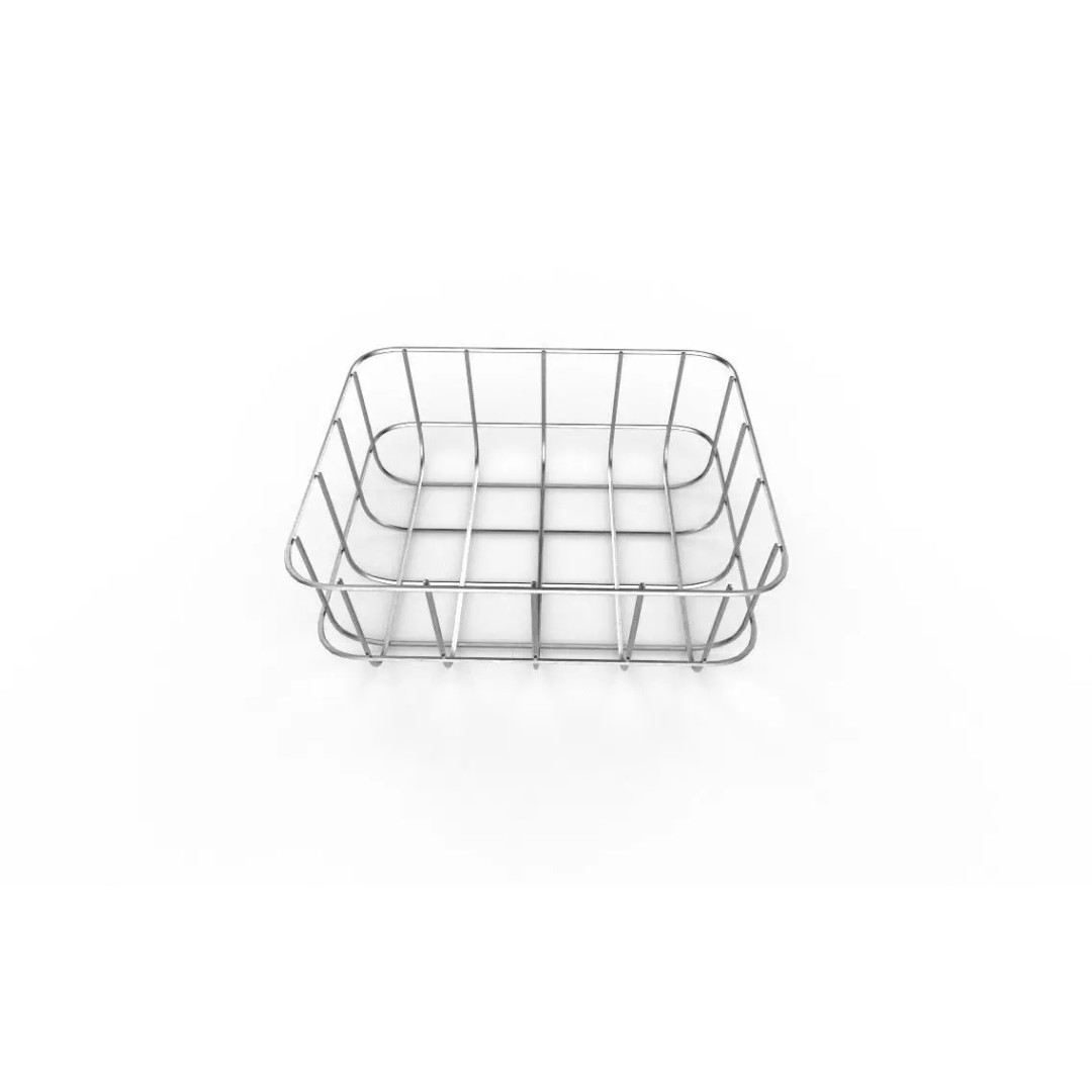 Wire Bin M02 3D Model – Low Poly Game Asset, FBX and OBJ Formats - View 5
