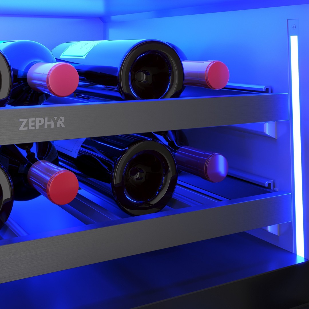Zephyr Dual Zone Wine Cooler 3D Model – High Quality PBR Textured Asset, FBX - View 4