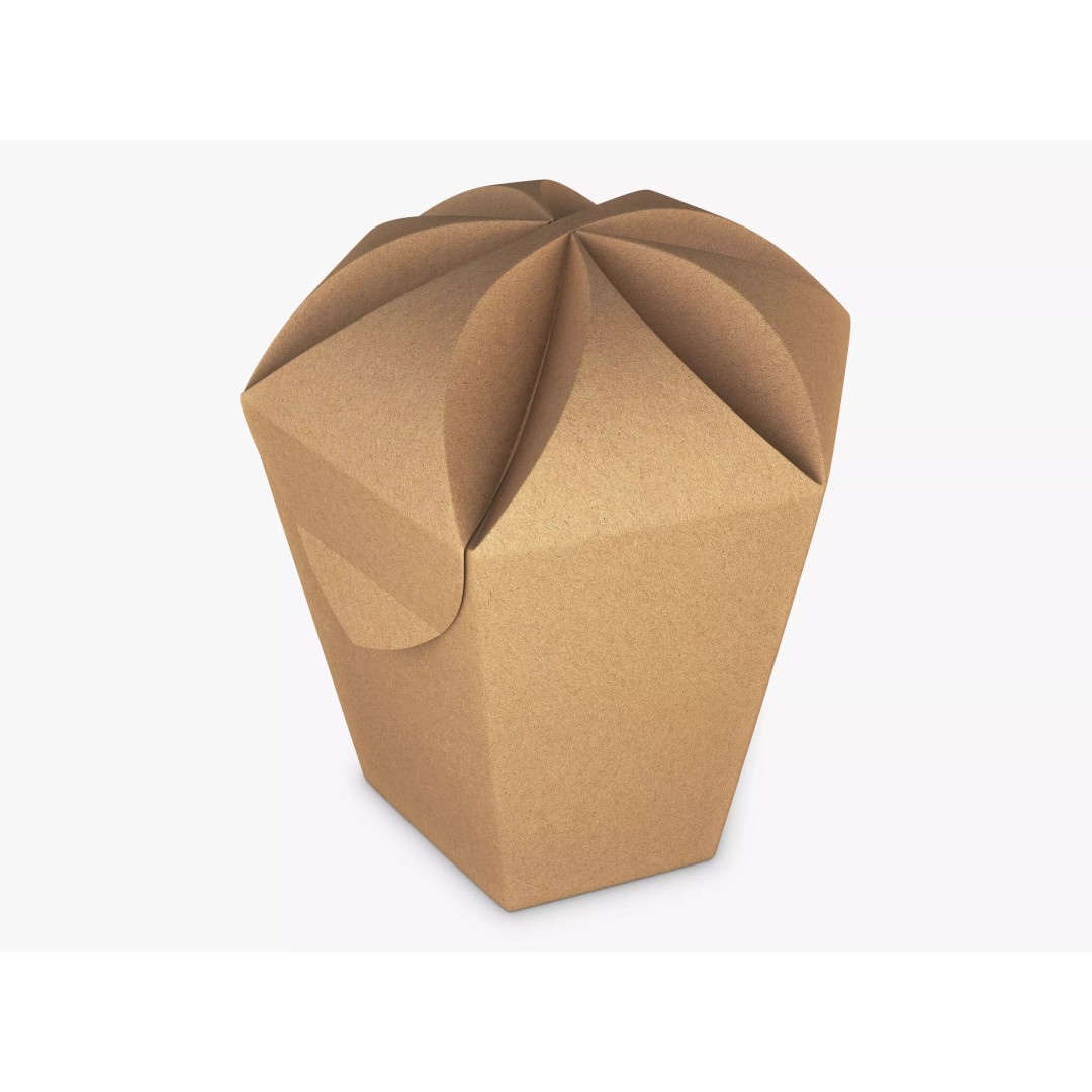 Cardboard Hexagon Petal Box M 3D Model – High Poly PBR Asset, FBX/OBJ - View 2