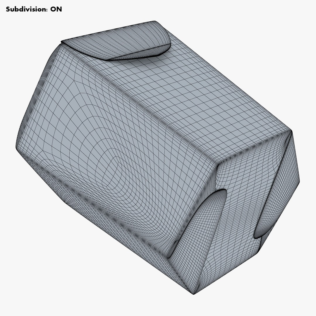 Cardboard Hexagon Petal Box M 3D Model – High Poly PBR Asset, FBX/OBJ - View 20