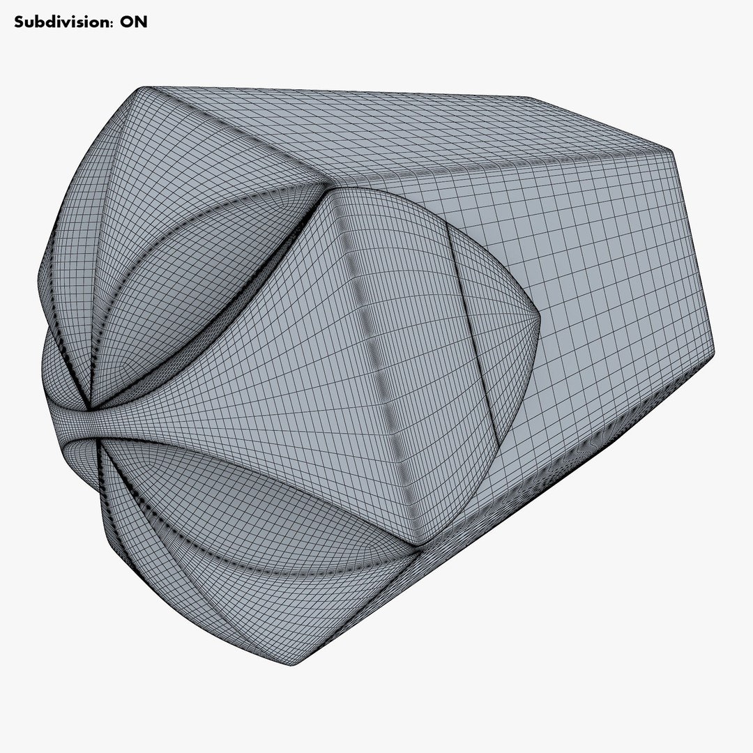 Cardboard Hexagon Petal Box M 3D Model – High Poly PBR Asset, FBX/OBJ - View 22