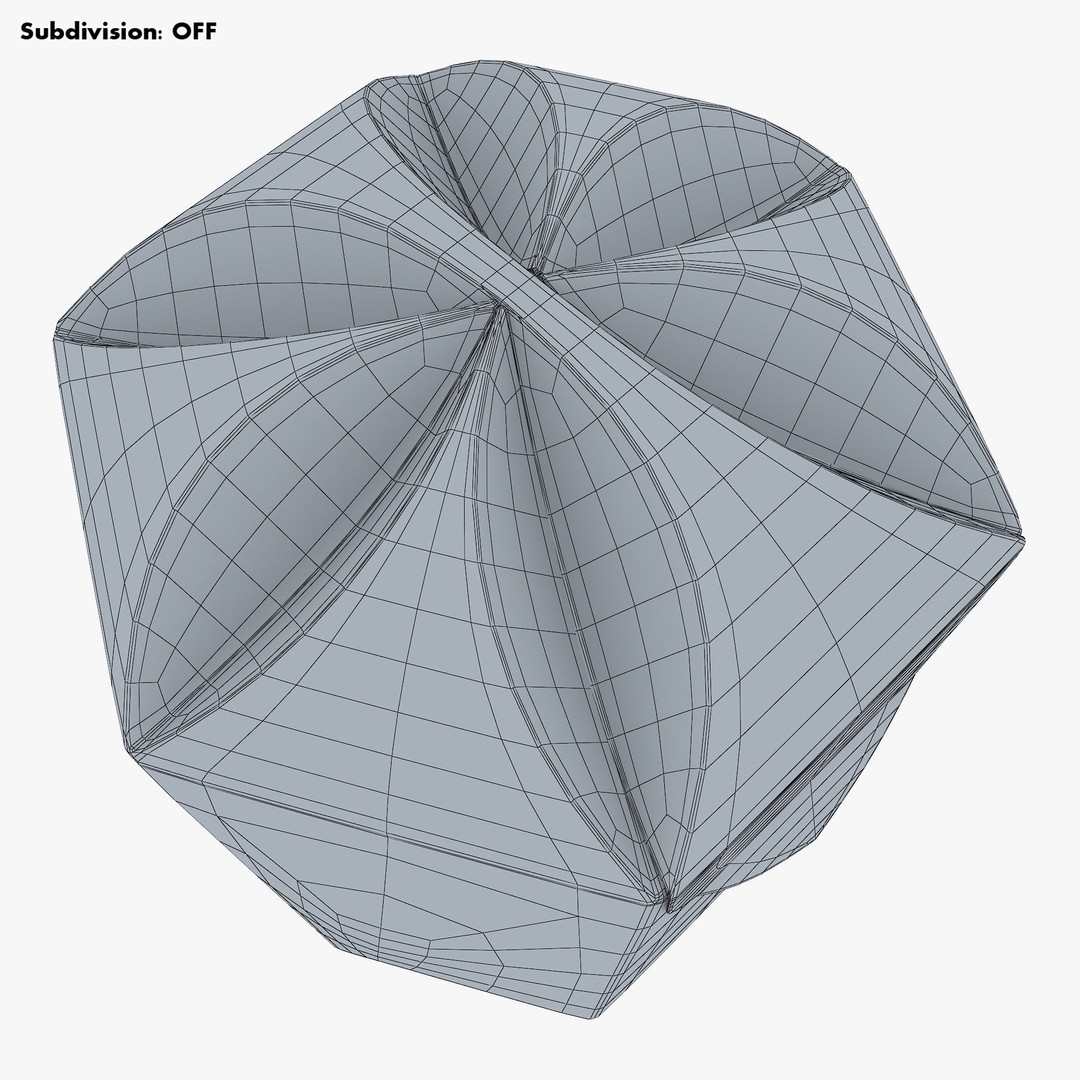 Cardboard Hexagon Petal Box M 3D Model – High Poly PBR Asset, FBX/OBJ - View 25