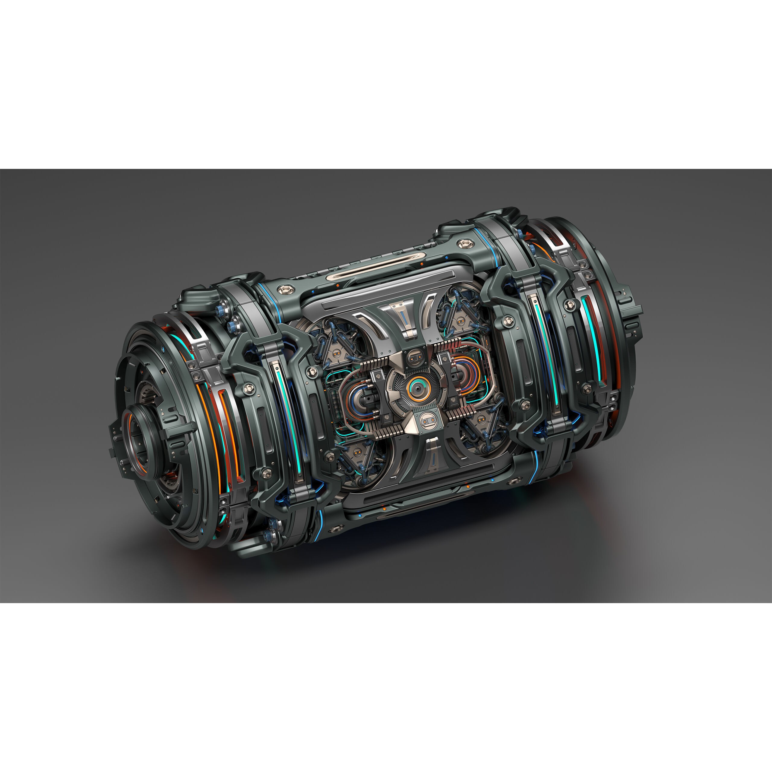 Sci-Fi Element Kitbash 2 - Game-Ready 3D Model - View 3
