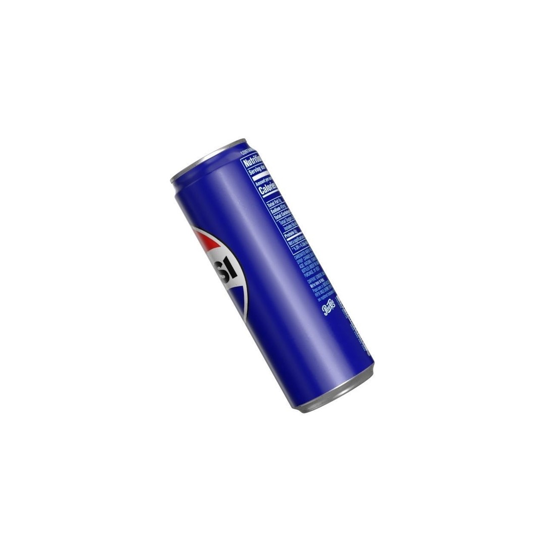 Pepsi Drink Can 3D Model – Low Poly PBR Beverage Asset, FBX - View 14