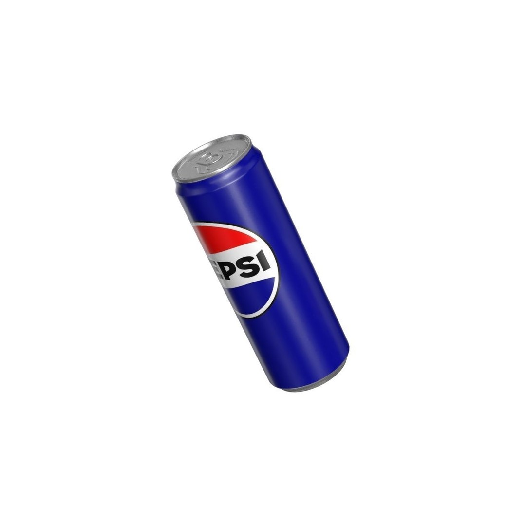 Pepsi Drink Can 3D Model – Low Poly PBR Beverage Asset, FBX - View 15