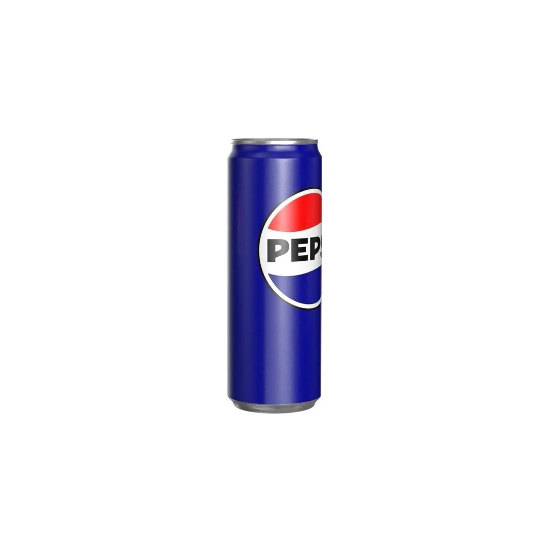 Pepsi Drink Can 3D Model – Low Poly PBR Beverage Asset, FBX - View 3
