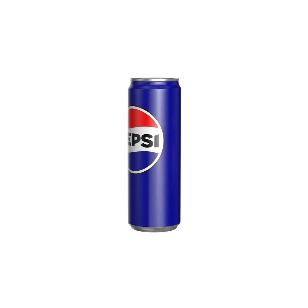 Pepsi Drink Can 3D Model – Low Poly PBR Beverage Asset, FBX - View 8