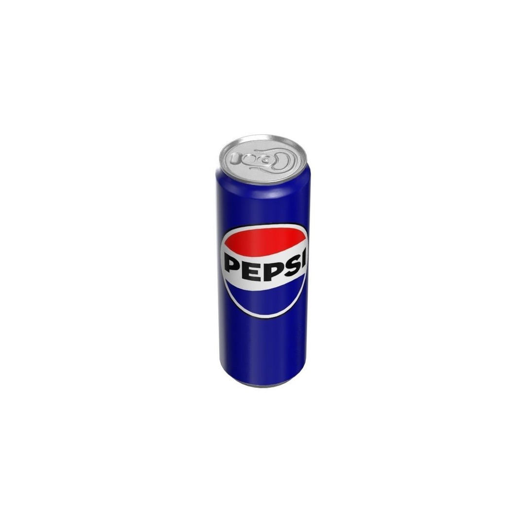 Pepsi Drink Can 3D Model – Low Poly PBR Beverage Asset, FBX - View 9