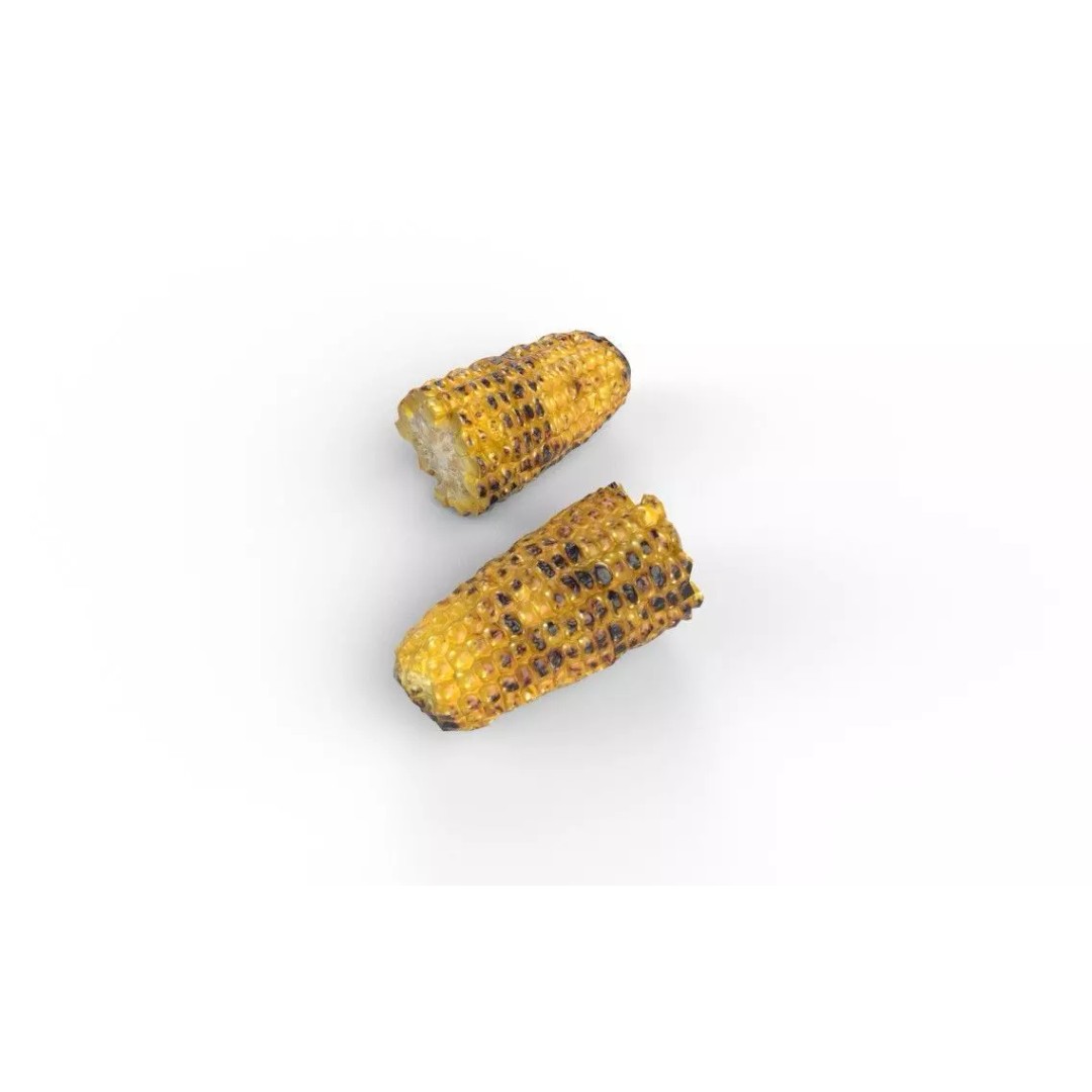 Corn 3D Model – Low Poly Game Asset, FBX, PBR Textures - View 4