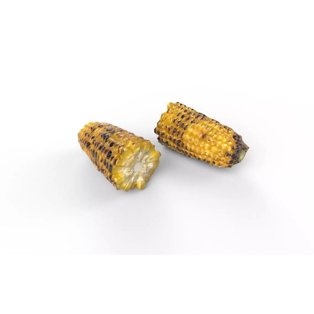 Corn 3D Model – Low Poly Game Asset, FBX, PBR Textures - View 5