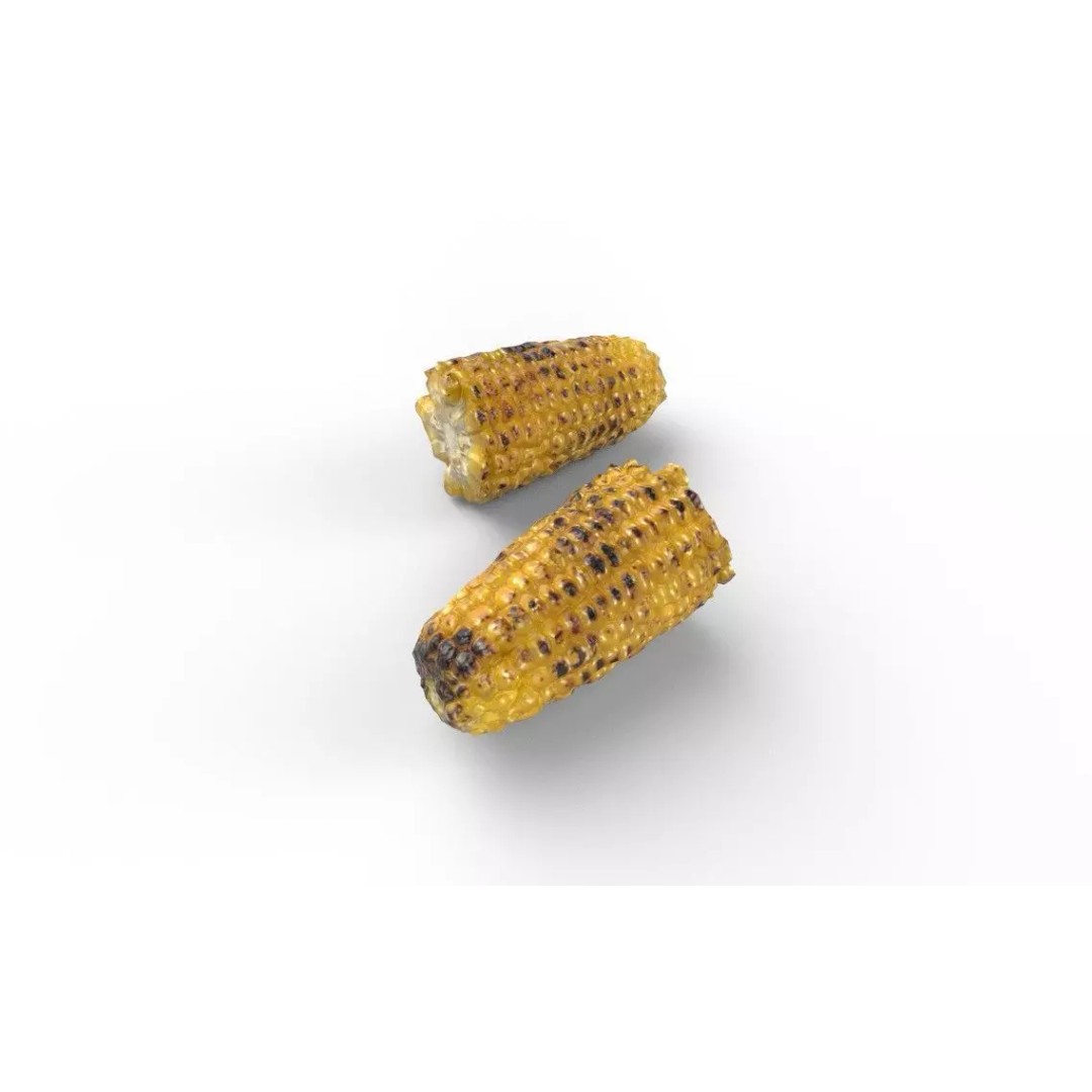 Corn 3D Model – Low Poly Game Asset, FBX, PBR Textures - View 6