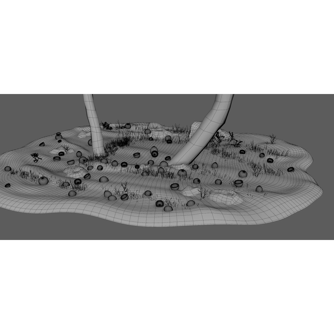 Coconut Palm 3D Model – Photorealistic Tropical Asset, FBX, Blender