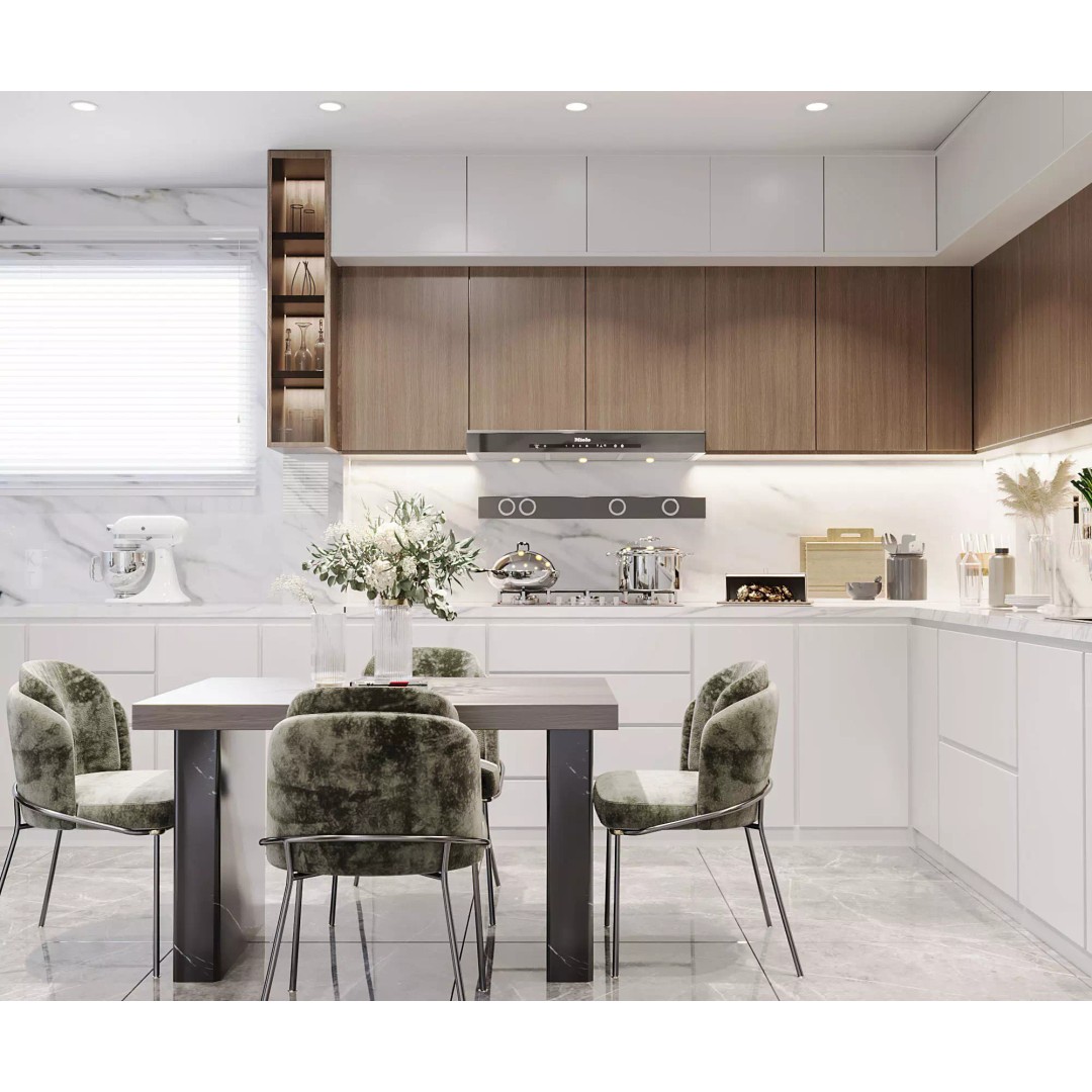 Modern Kitchen 3D Model – Realistic Interior Scene, FBX, PBR - View 2