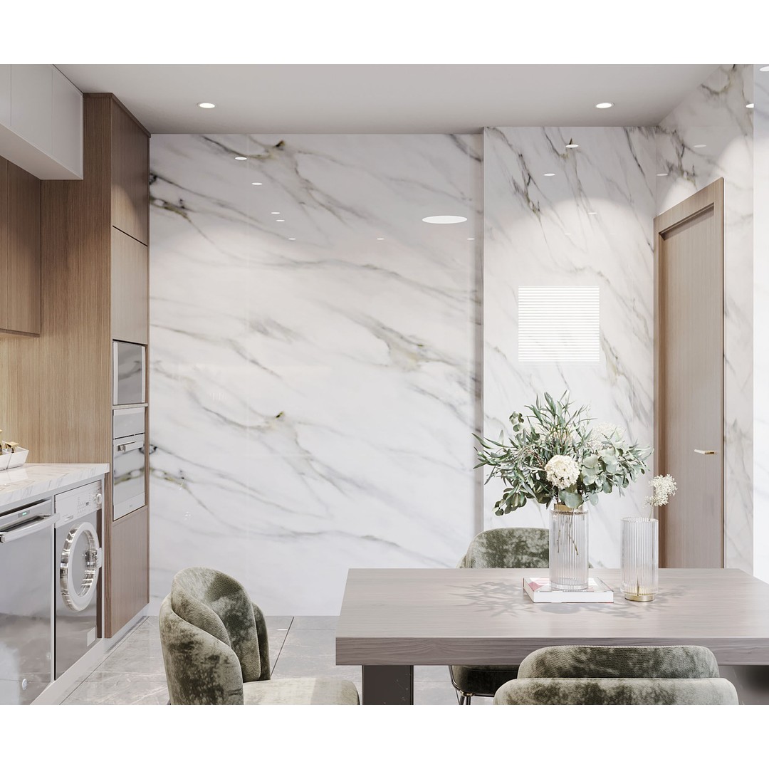 Modern Kitchen 3D Model – Realistic Interior Scene, FBX, PBR - View 5