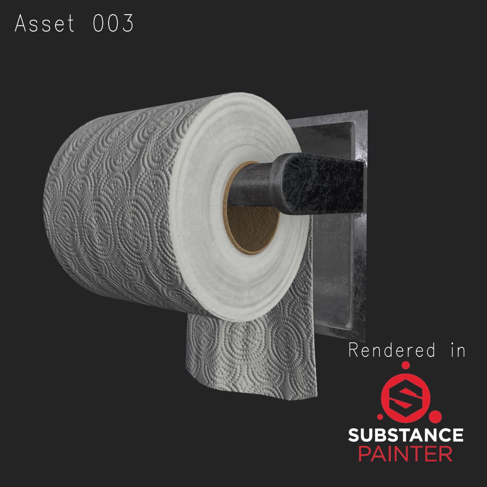 Creepy Public Bathroom Asset Pack - Low-Poly Game-Ready 3D Model - View 7