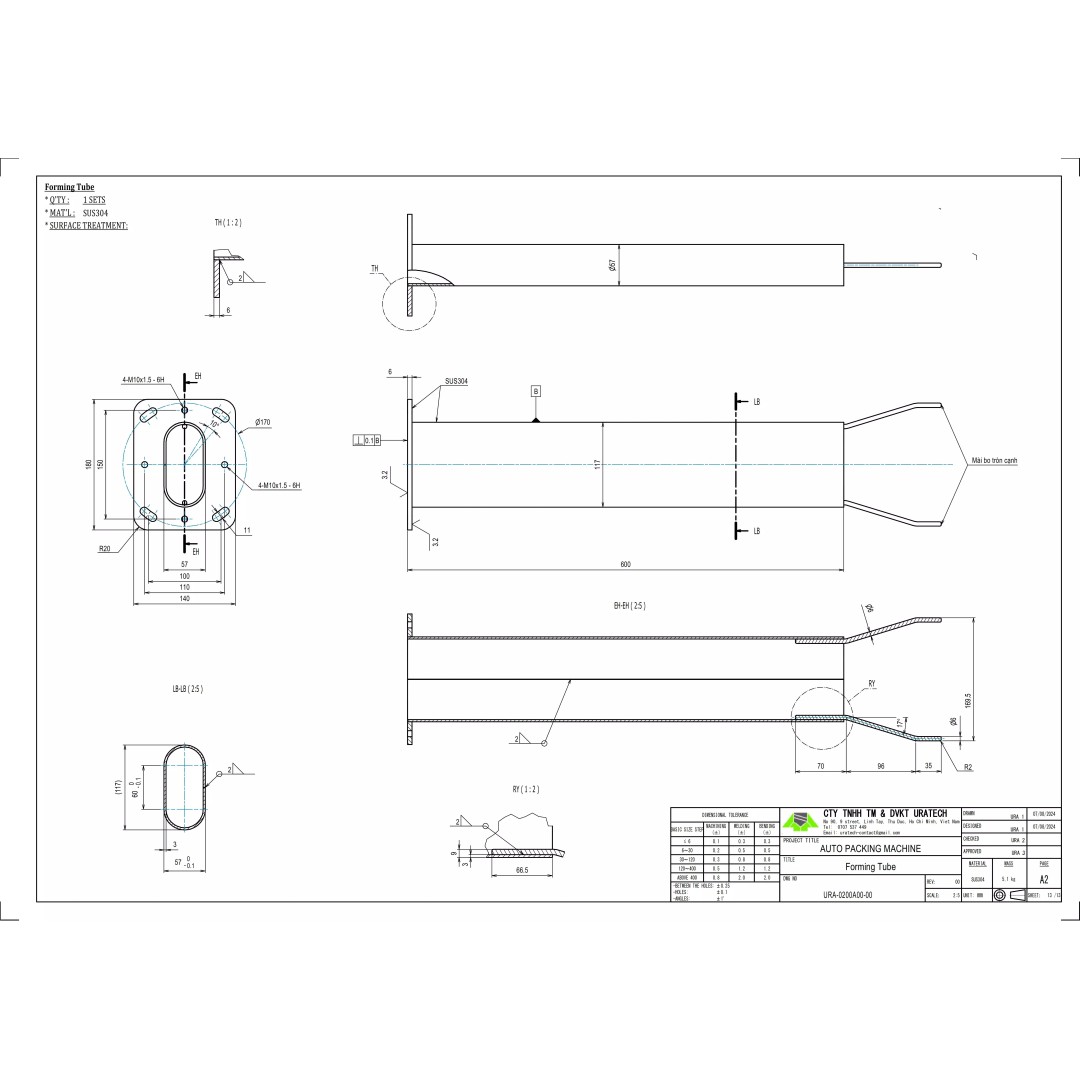 Vertical Oval Forming Set 3D Model – Precision Mechanical Design, FBX
