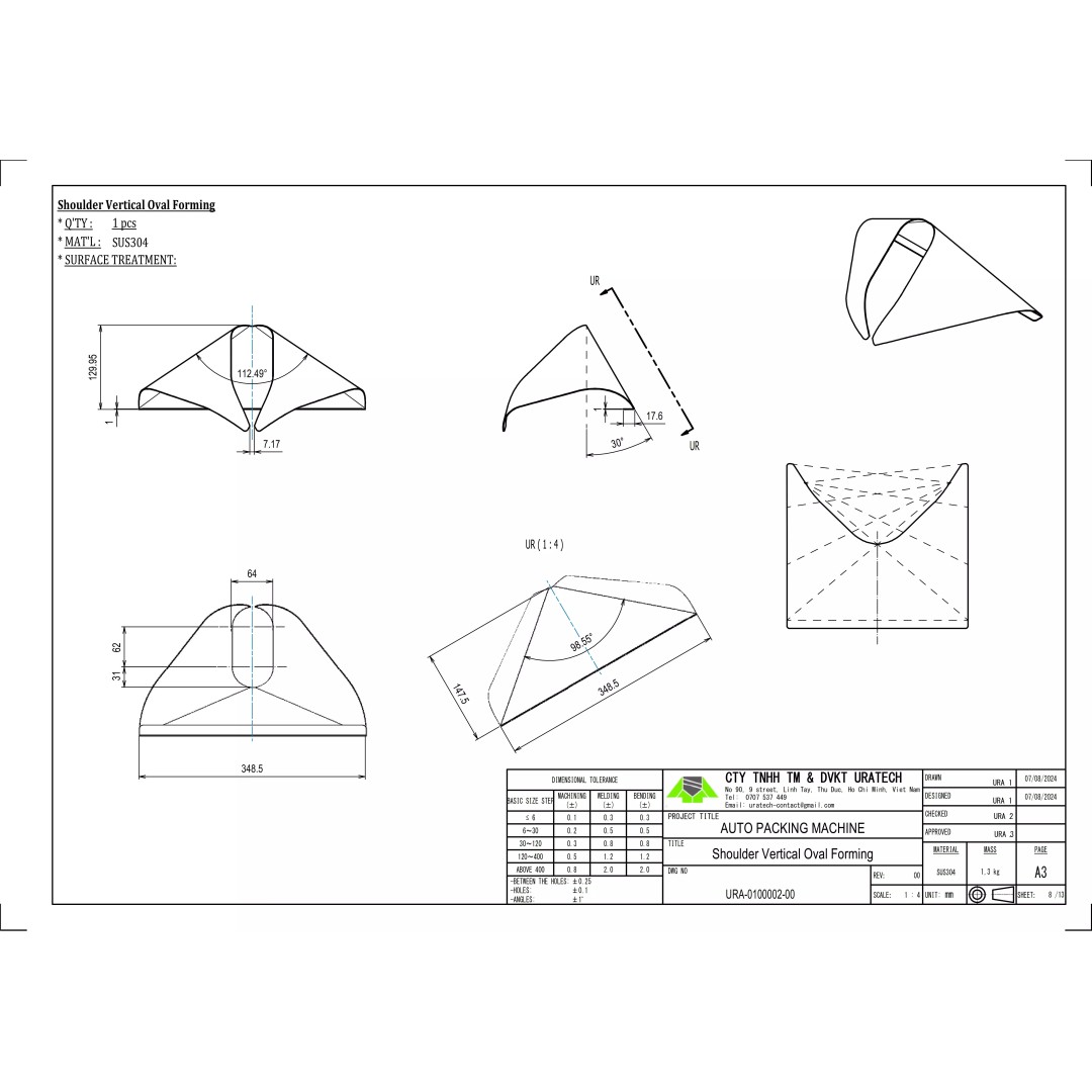 Vertical Oval Forming Set 3D Model – Precision Mechanical Design, FBX - View 18