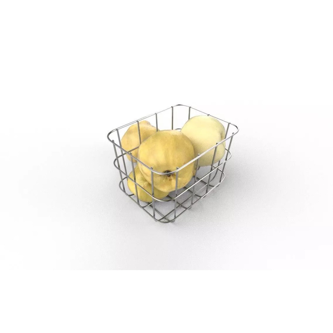 Quince 3D Model – Low Poly Game Asset, FBX, PBR Textures - View 6