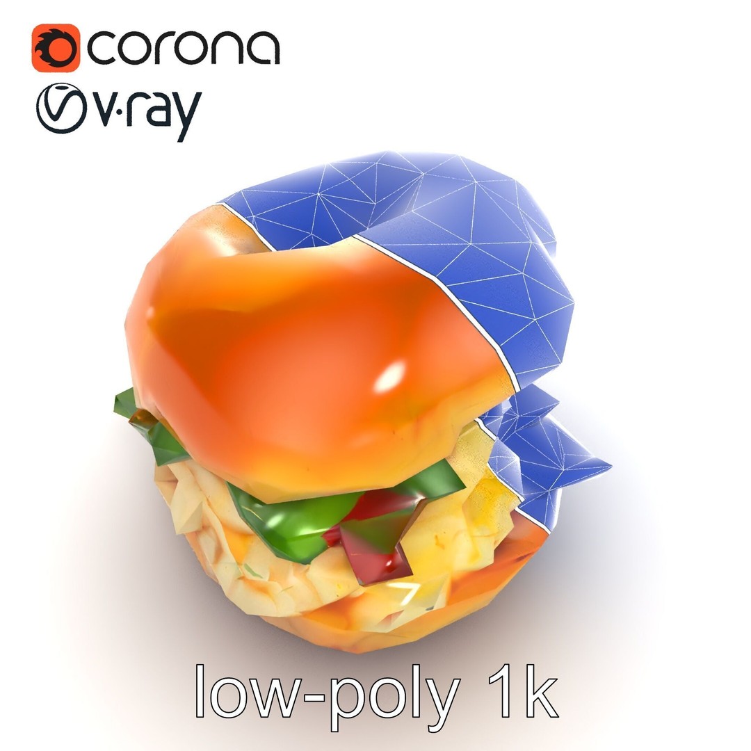 Bagel Breakfast Sandwich 3D Model – Low Poly PBR Culinary Asset, FBX - View 23