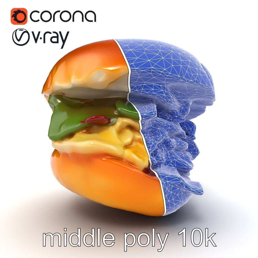 Bagel Breakfast Sandwich 3D Model – Low Poly PBR Culinary Asset, FBX - View 28