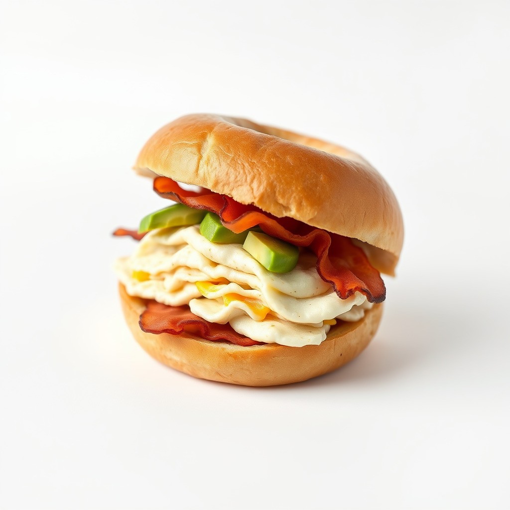 Bagel Breakfast Sandwich 3D Model – Low Poly PBR Culinary Asset, FBX - View 5