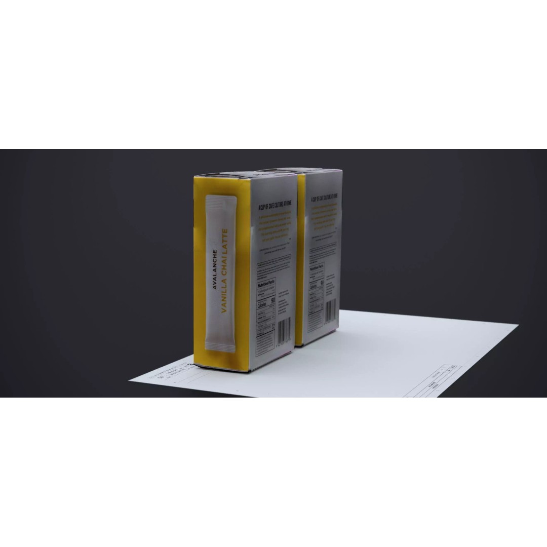 Vanilla Chai Latte 3D Model – High Poly Beverage Asset, FBX & OBJ - View 6