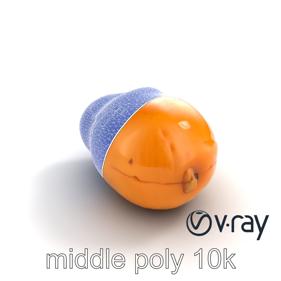 Realistic Potato 3D Model – Low Poly Game Asset, FBX, PBR Textures - View 12