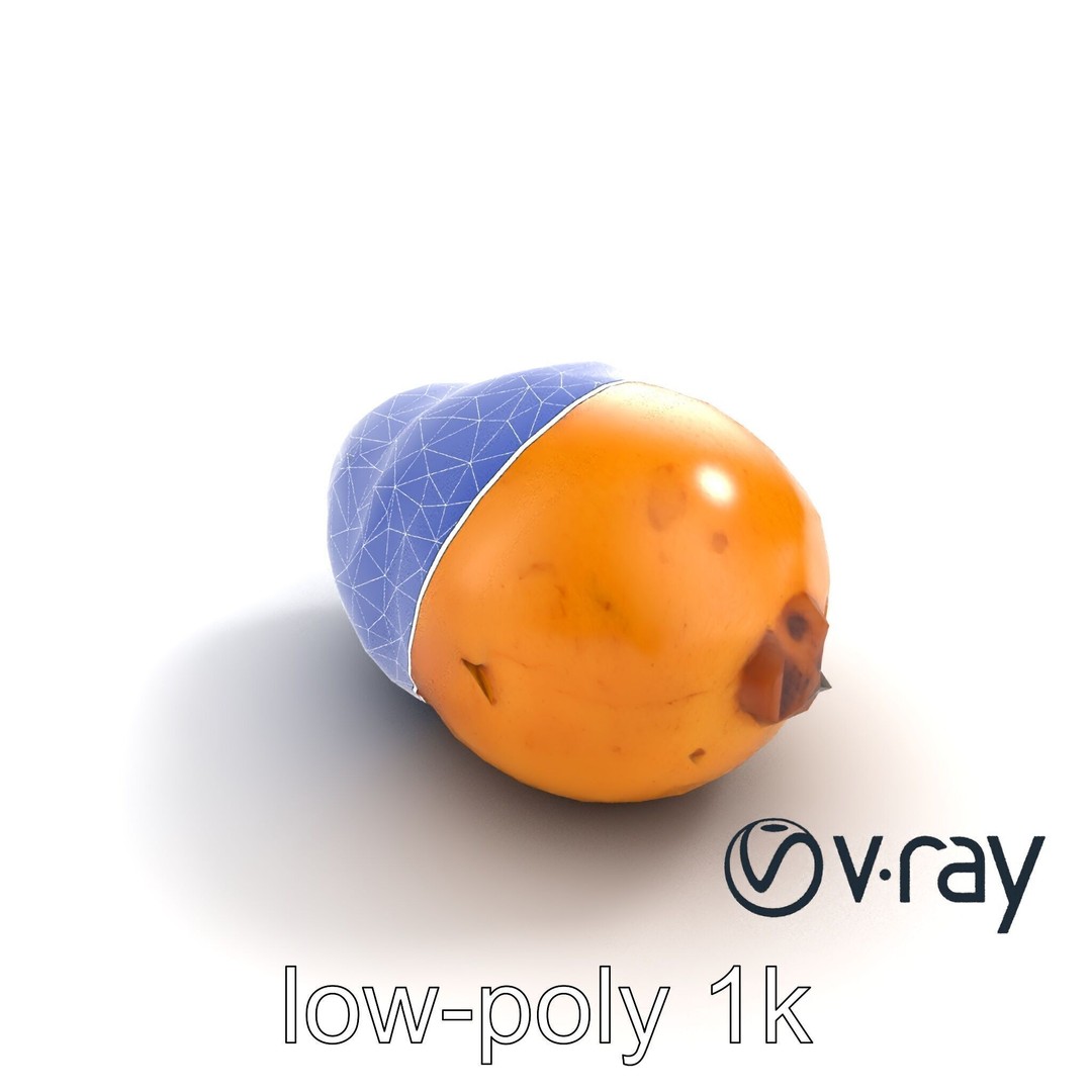 Realistic Potato 3D Model – Low Poly Game Asset, FBX, PBR Textures - View 23