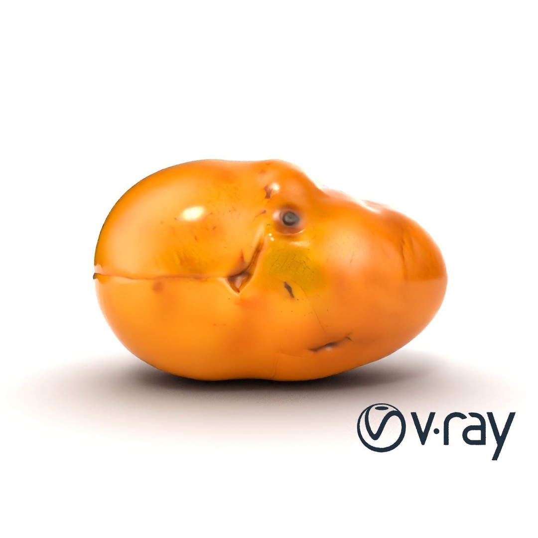 Realistic Potato 3D Model – Low Poly Game Asset, FBX, PBR Textures - View 31