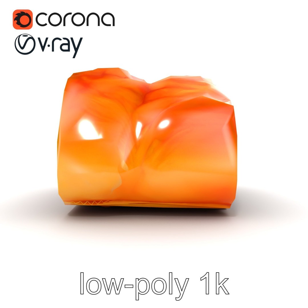 Beef Wellington 3D Model – Low Poly Culinary Asset, FBX & PBR Textures - View 20