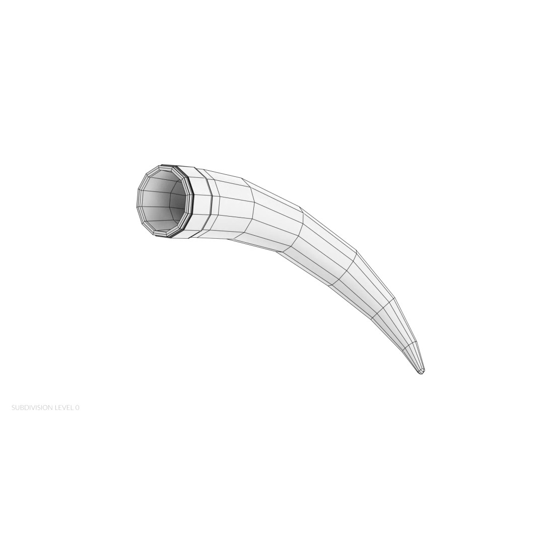 Viking Horn 3D Model – Ornate Norse Drinking Vessel, PBR Textures - View 11