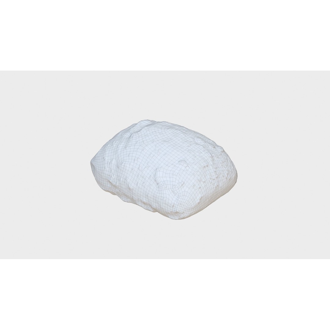 Multigrain Bread 3D Model – Low Poly PBR Asset, FBX & OBJ Formats - View 14