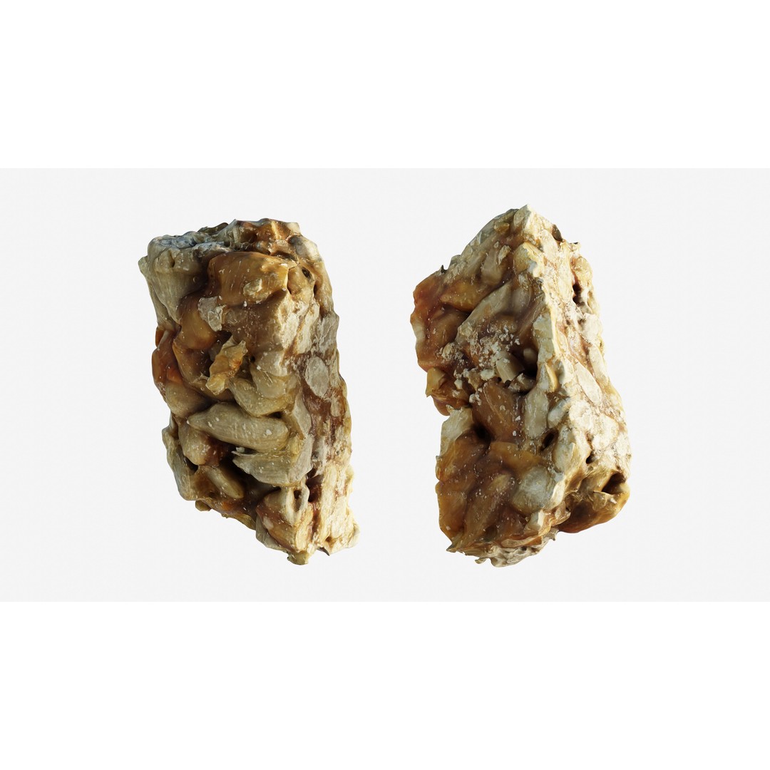 Kozinaki Candy 3D Model – Low Poly Photogrammetry Asset, FBX - View 6