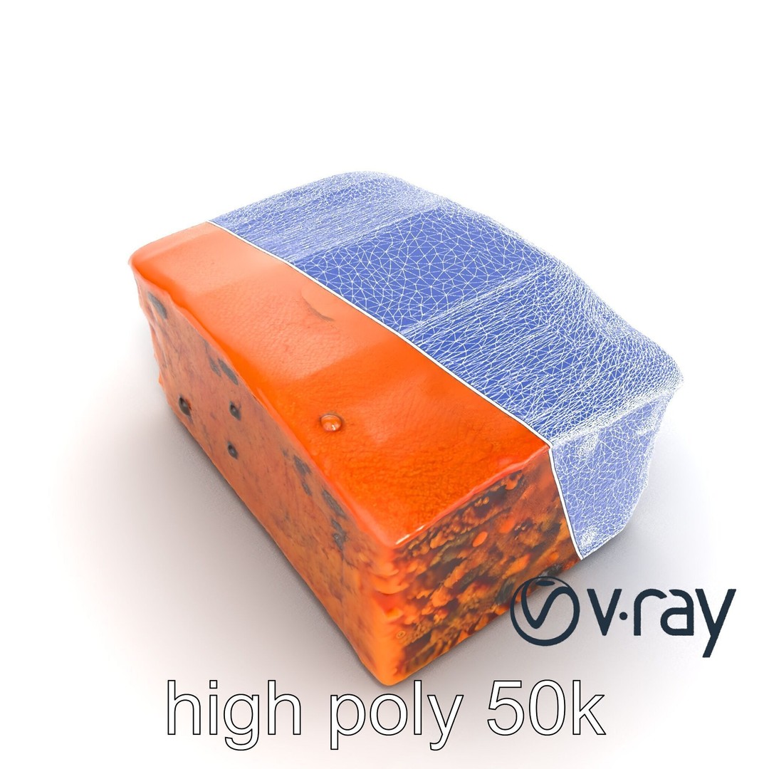 Spiced Rum Cake 3D Model – Low Poly PBR Asset for Games and Animation - View 16