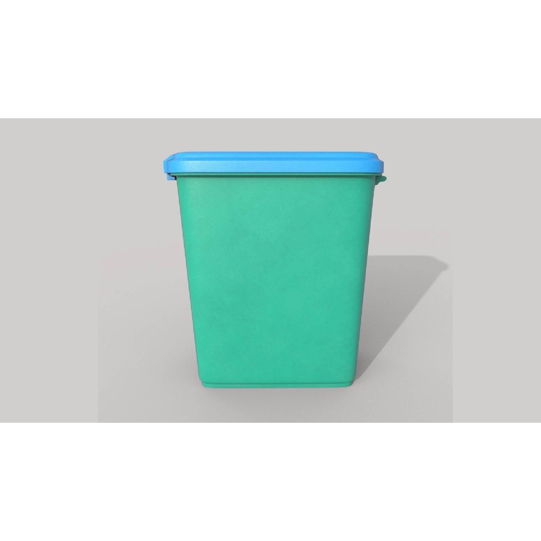 Food Container 3D Model – High-Quality PBR Kitchenware, FBX, OBJ - View 10