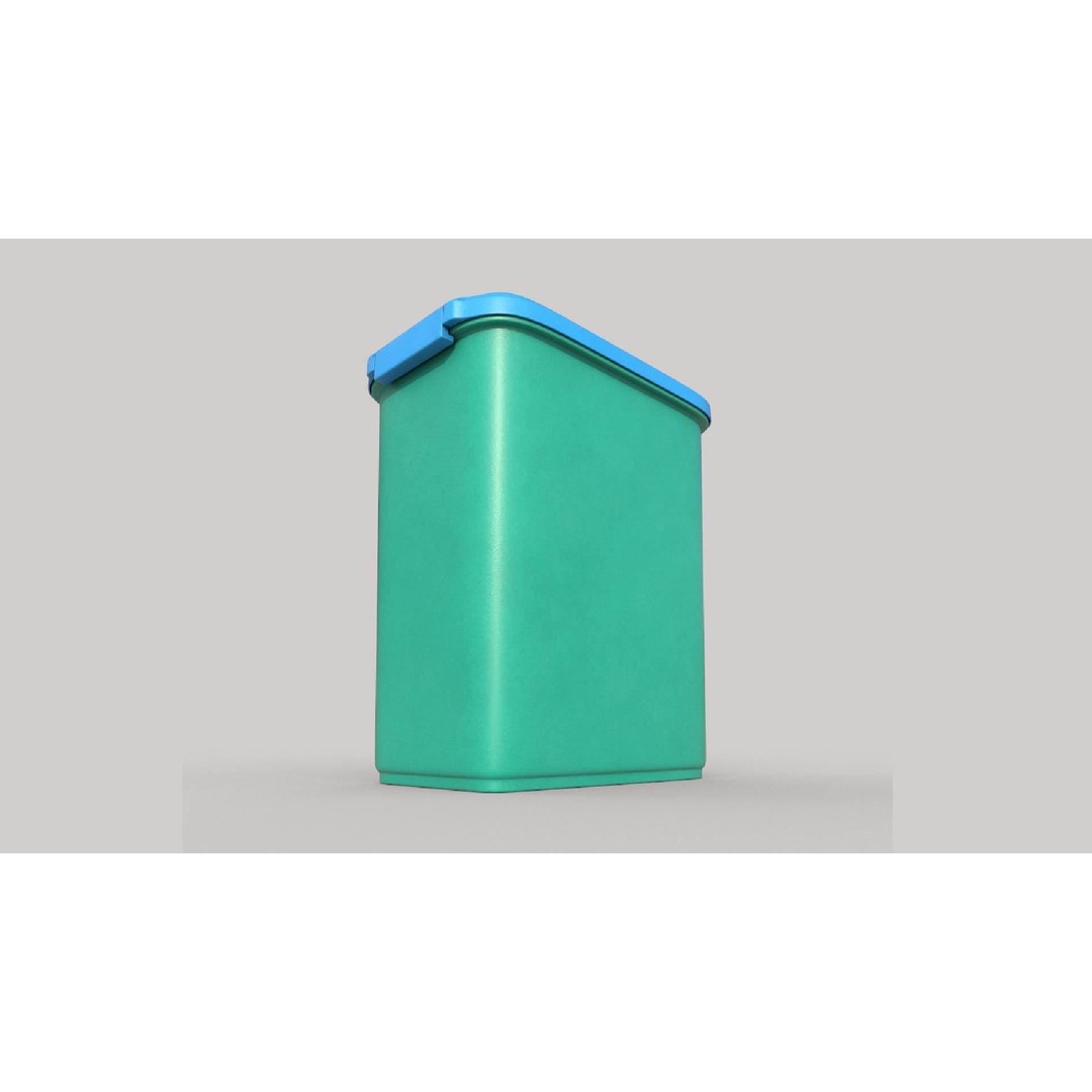Food Container 3D Model – High-Quality PBR Kitchenware, FBX, OBJ - View 12