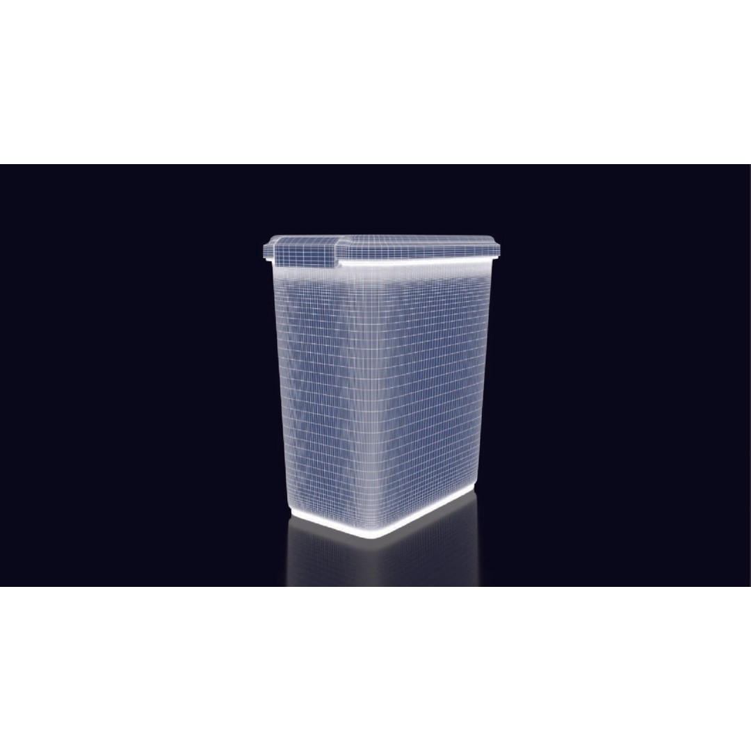 Food Container 3D Model – High-Quality PBR Kitchenware, FBX, OBJ - View 16