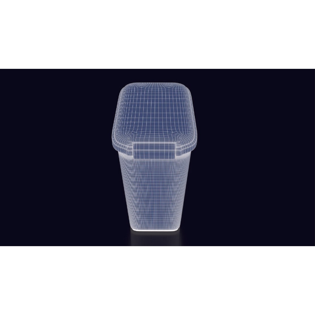 Food Container 3D Model – High-Quality PBR Kitchenware, FBX, OBJ - View 18