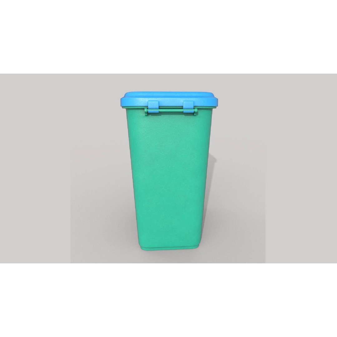 Food Container 3D Model – High-Quality PBR Kitchenware, FBX, OBJ - View 4