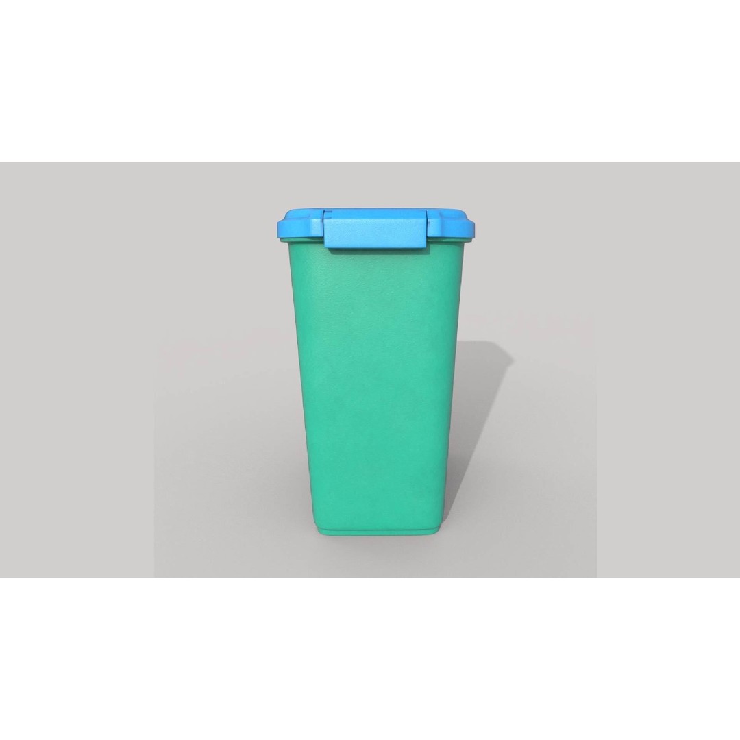 Food Container 3D Model – High-Quality PBR Kitchenware, FBX, OBJ - View 8