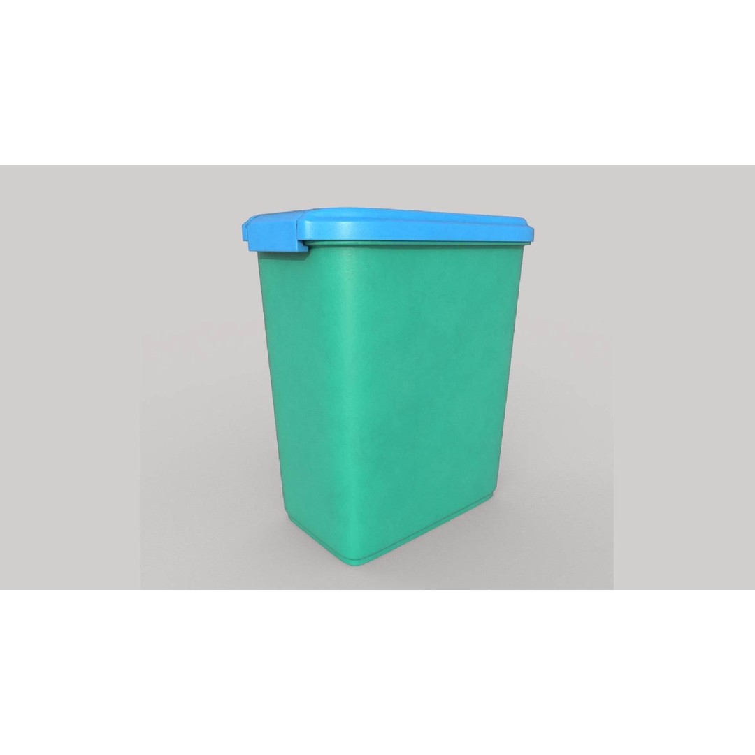 Food Container 3D Model – High-Quality PBR Kitchenware, FBX, OBJ - View 9